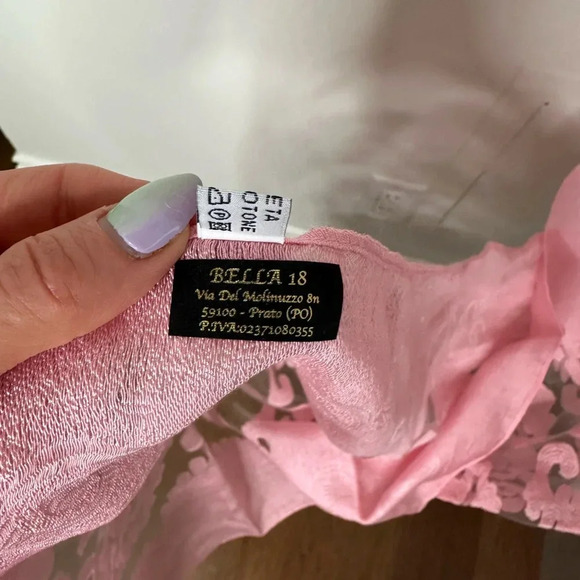 Pink Scarf from Florence! - Picture 5 of 5